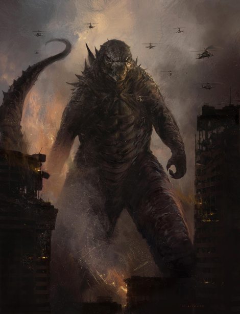 Concept art for Godzilla: King Of The Monsters